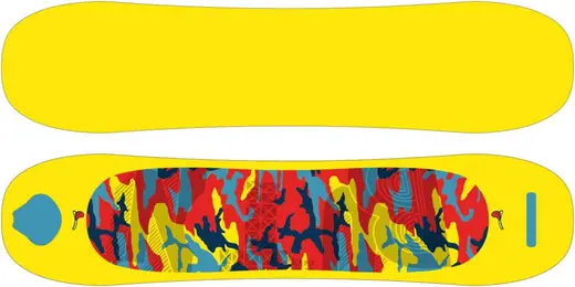 Burton Riglet Yellow Kids Snowboard | SkatePro