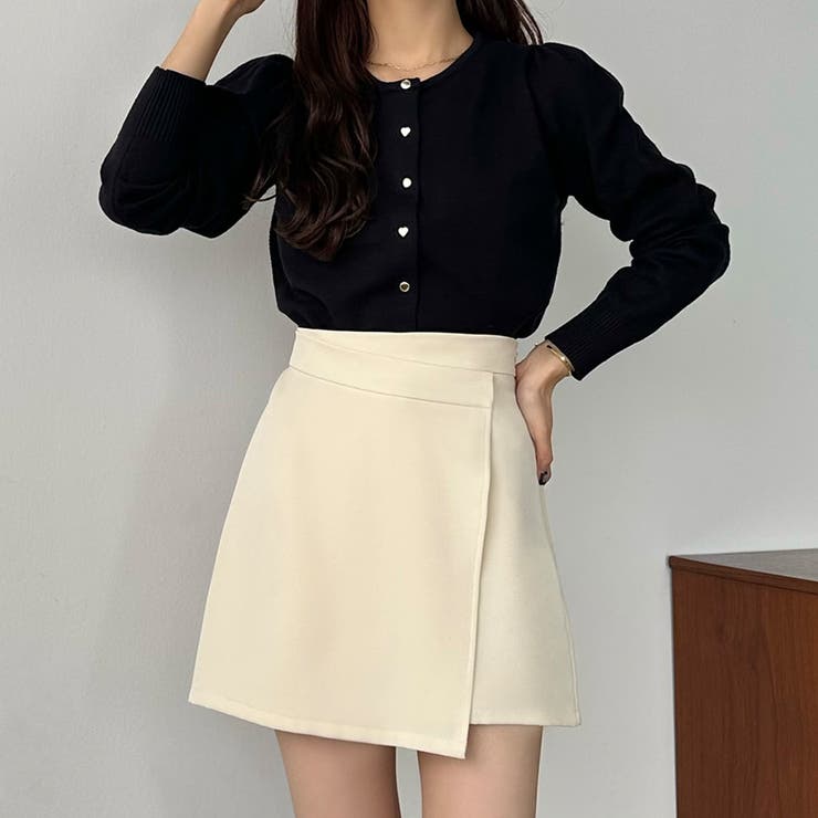 callautia ラップスカート風ショートパンツ[品番：AMTW0009219