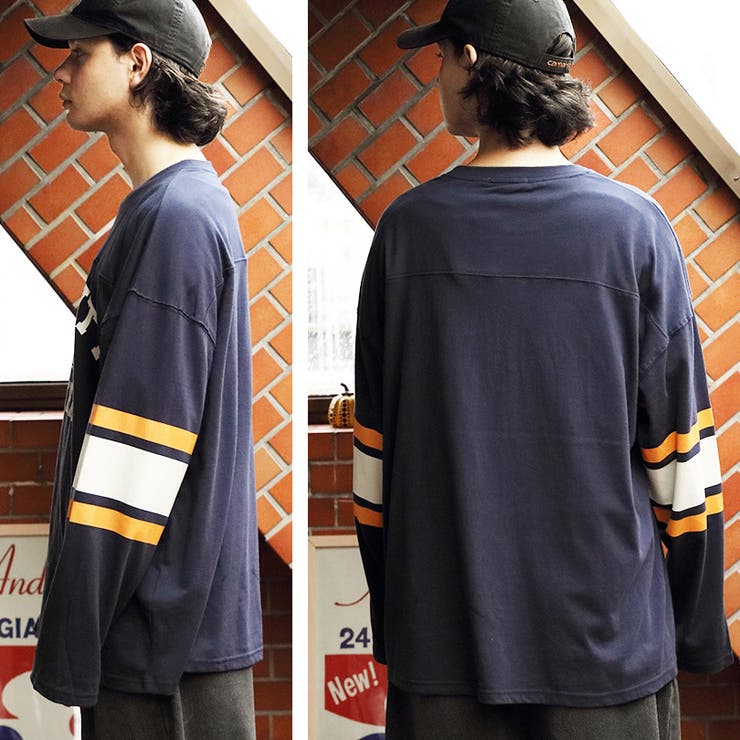 フットボールTシャツ ロングTシャツ メンズ[品番：EH000005865]｜8