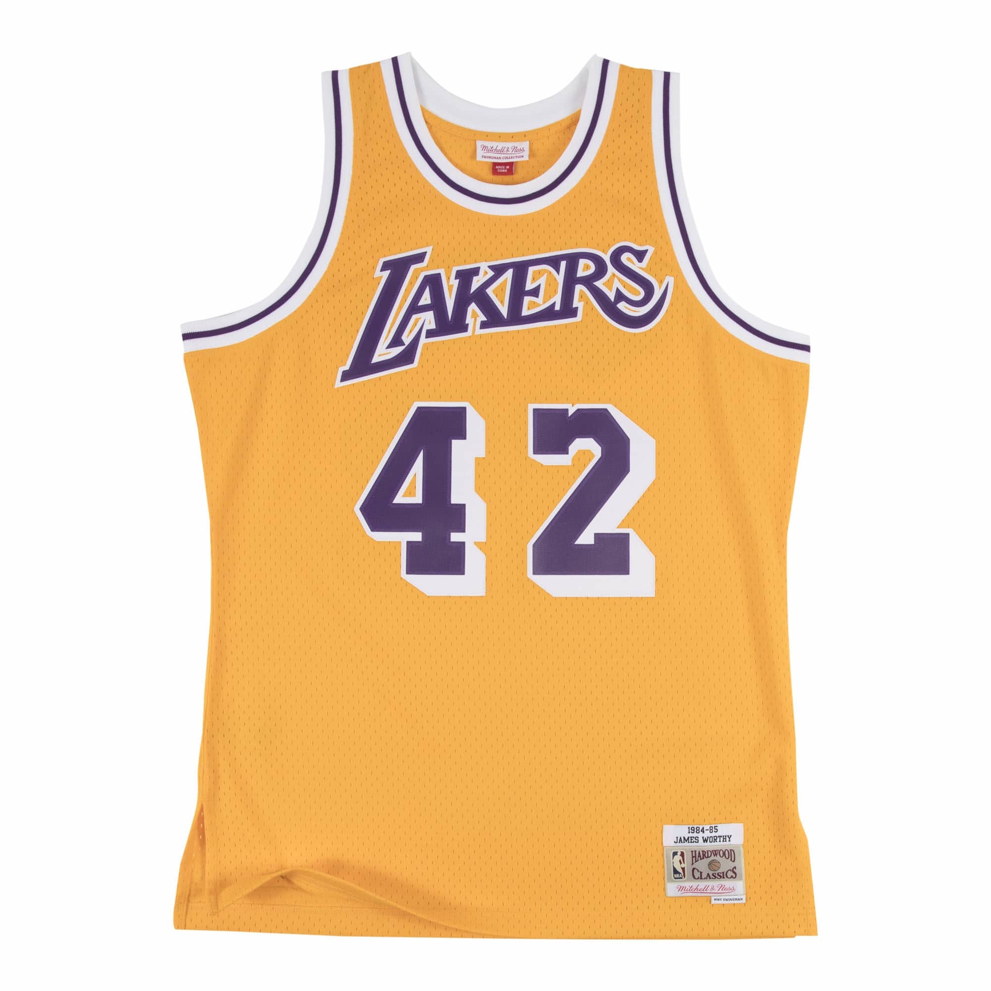 LA Lakers Men's Mitchell & Ness 1984-85 James Worthy #42 Replica