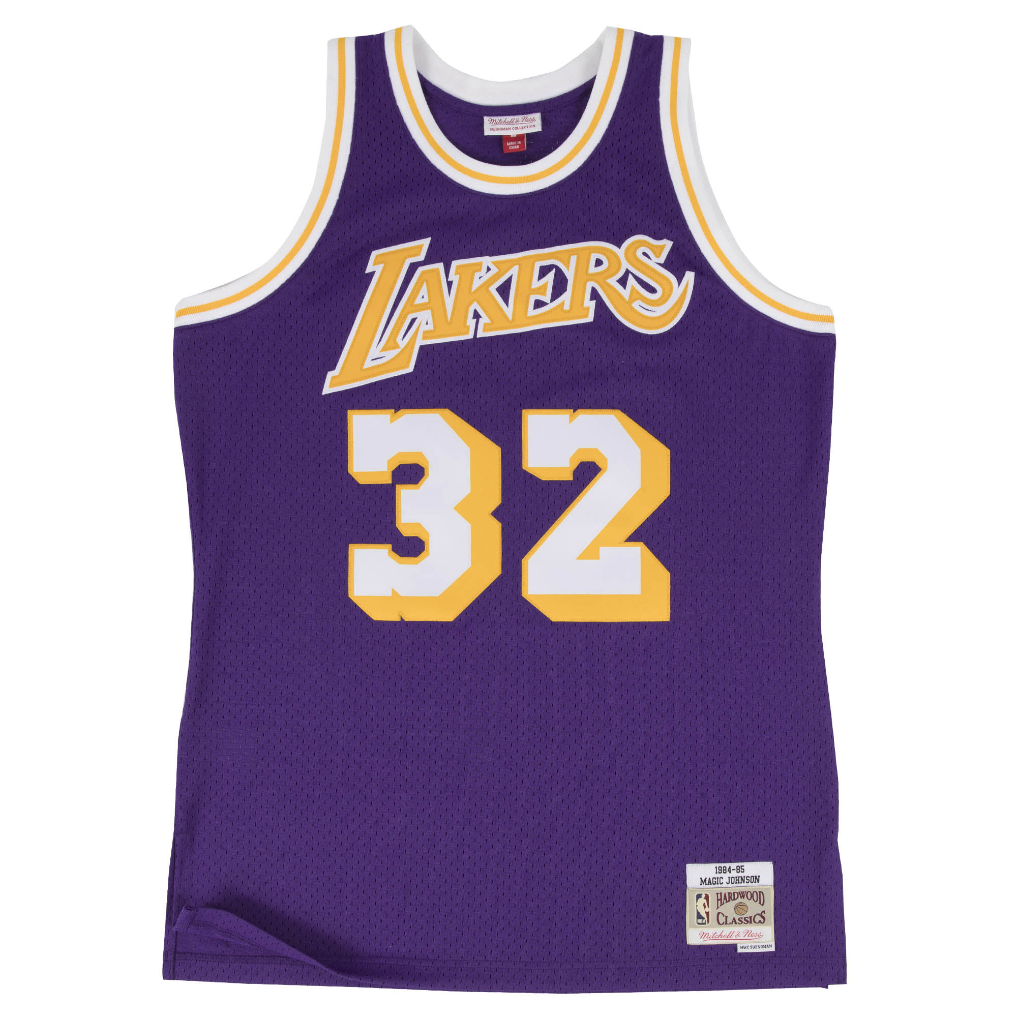 LA Lakers Men's Mitchell & Ness 1984-85 Magic Johnson #32 Swingman