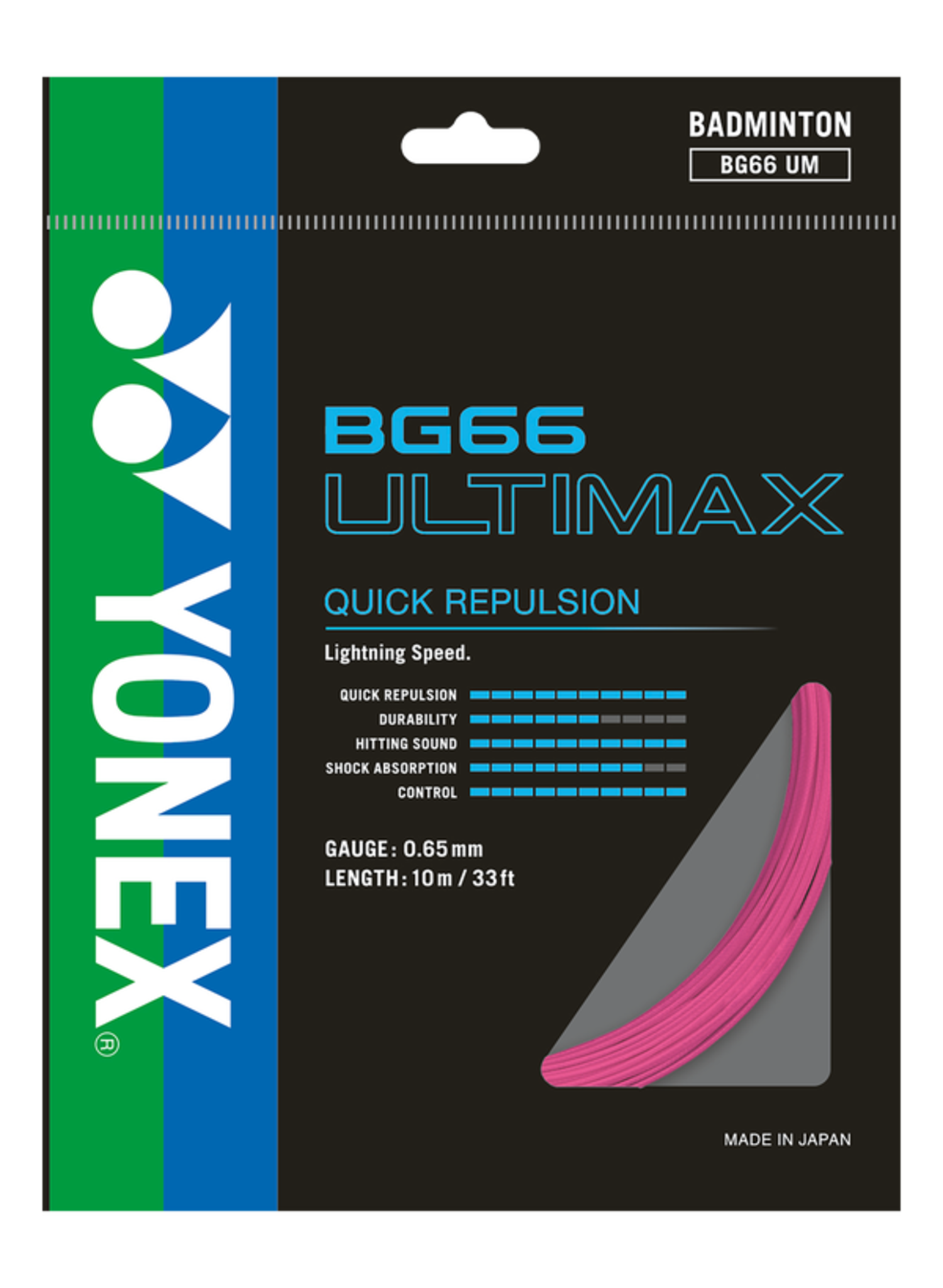 Yonex BG66 Ultimax Badminton String set - Cayman Sports - Tennis