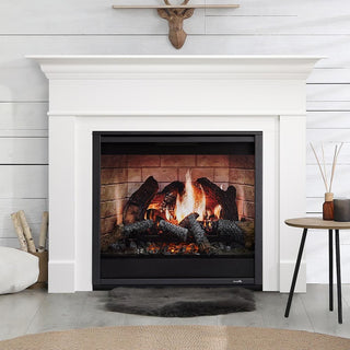 SimpliFire 36-in Inception Firebox with Wescott Mantel & Folio