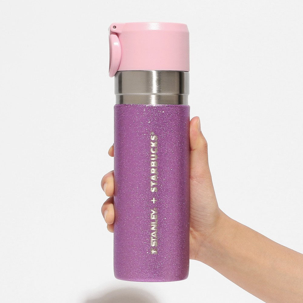 Starbucks Sakura 2024 - Stainless steel bottle STANLEY glitter