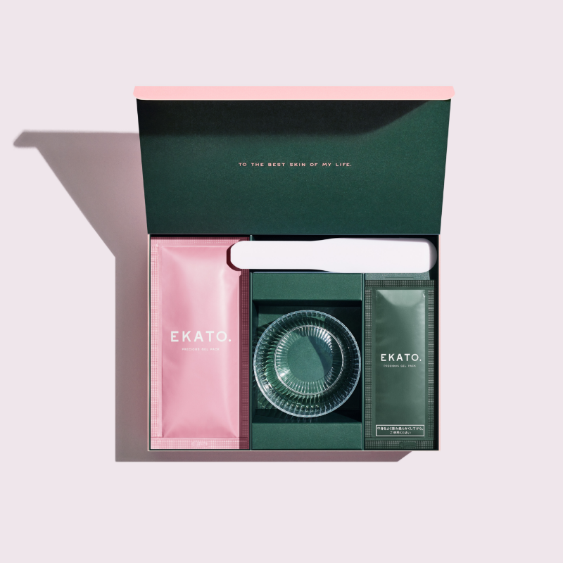 炭酸発生60分間 洗い流し不要 炭酸ガスパック【EKATO.スターターキット】