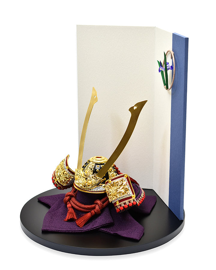 五月人形 兜 / 朝比奈朔太郎 / 禅zen A（紫裾濃威） / おしゃれ