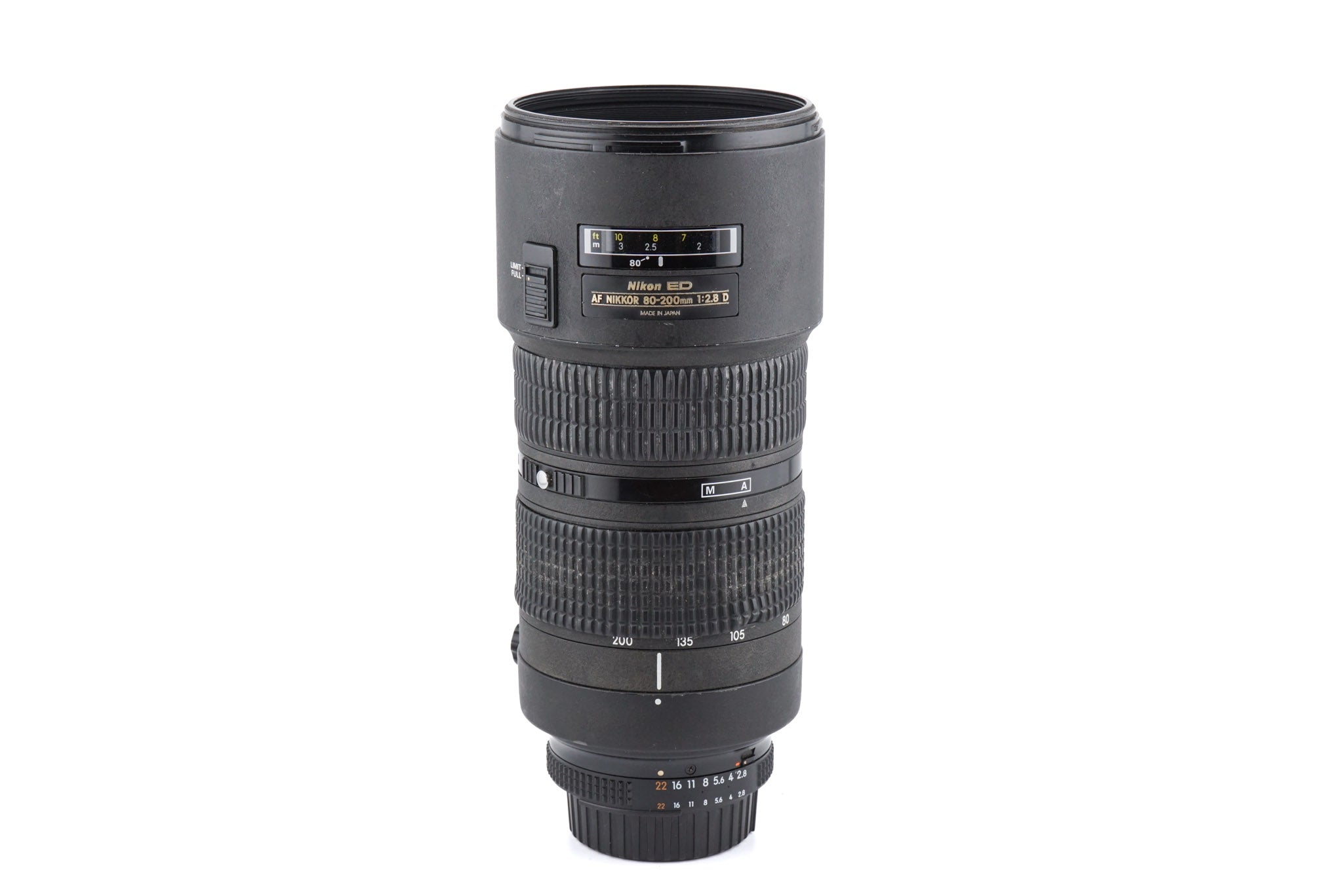 Nikon 80-200mm f2.8 AF Nikkor D ED (Second Version) - Lens