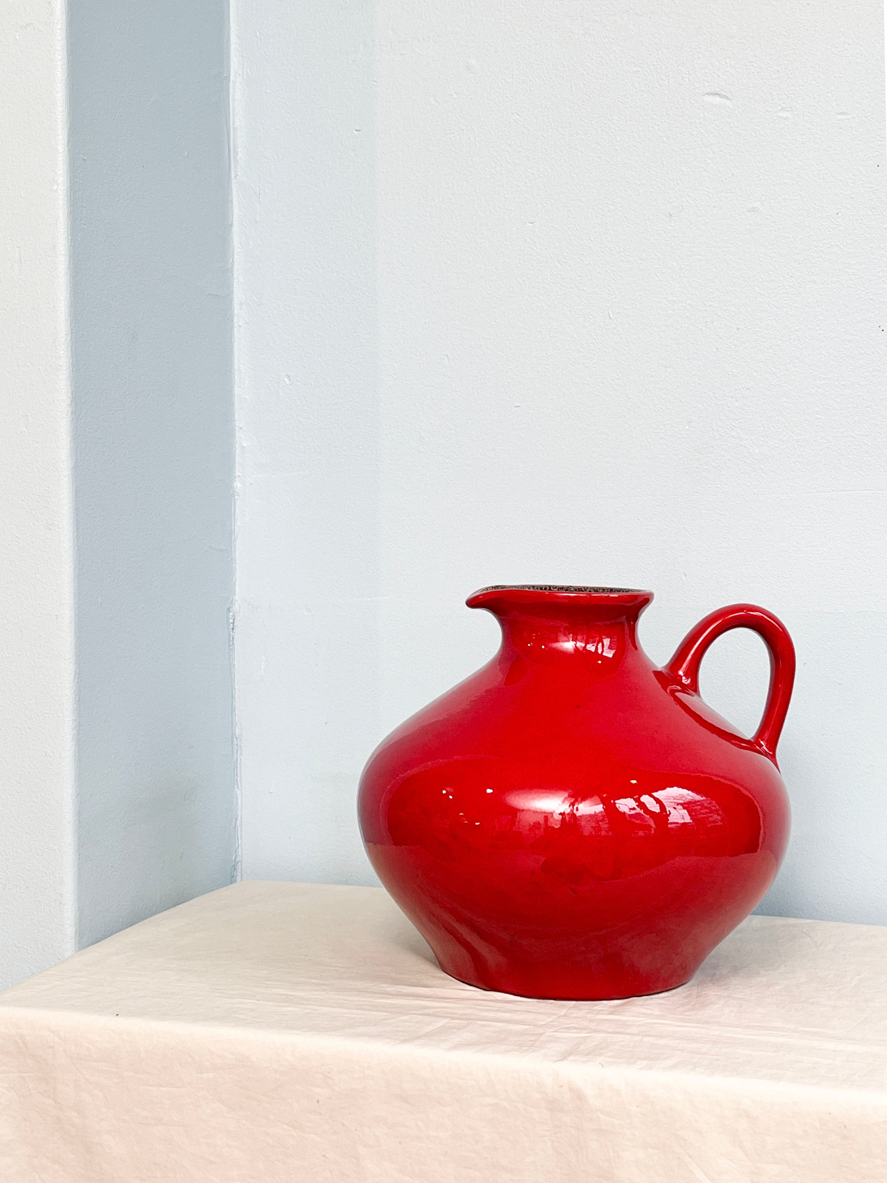 西ドイツヴィンテージ ファットラヴァ フラワーベース 花瓶/W.Germany