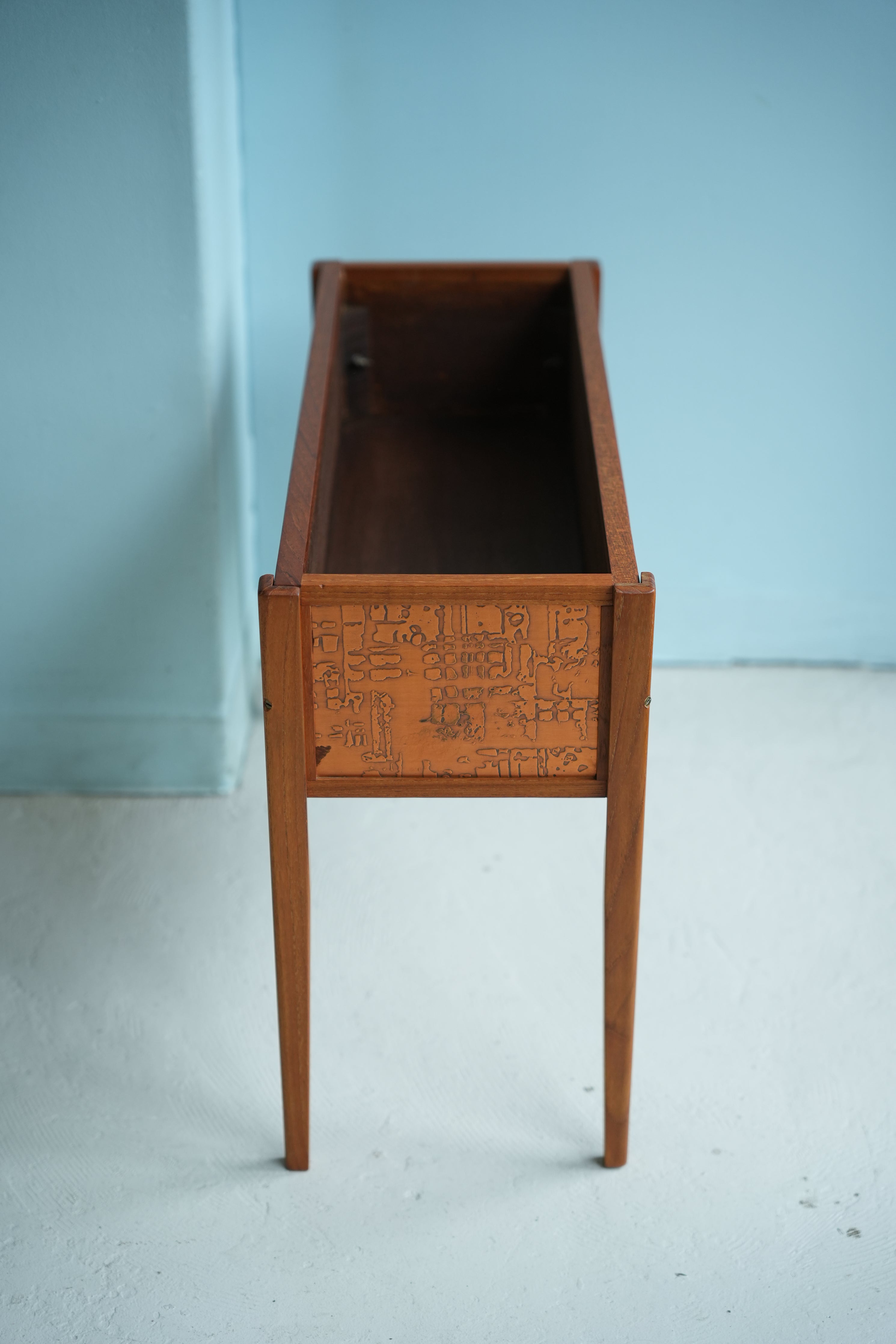 デンマークヴィンテージ プランター チーク材 北欧インテリア/Danish