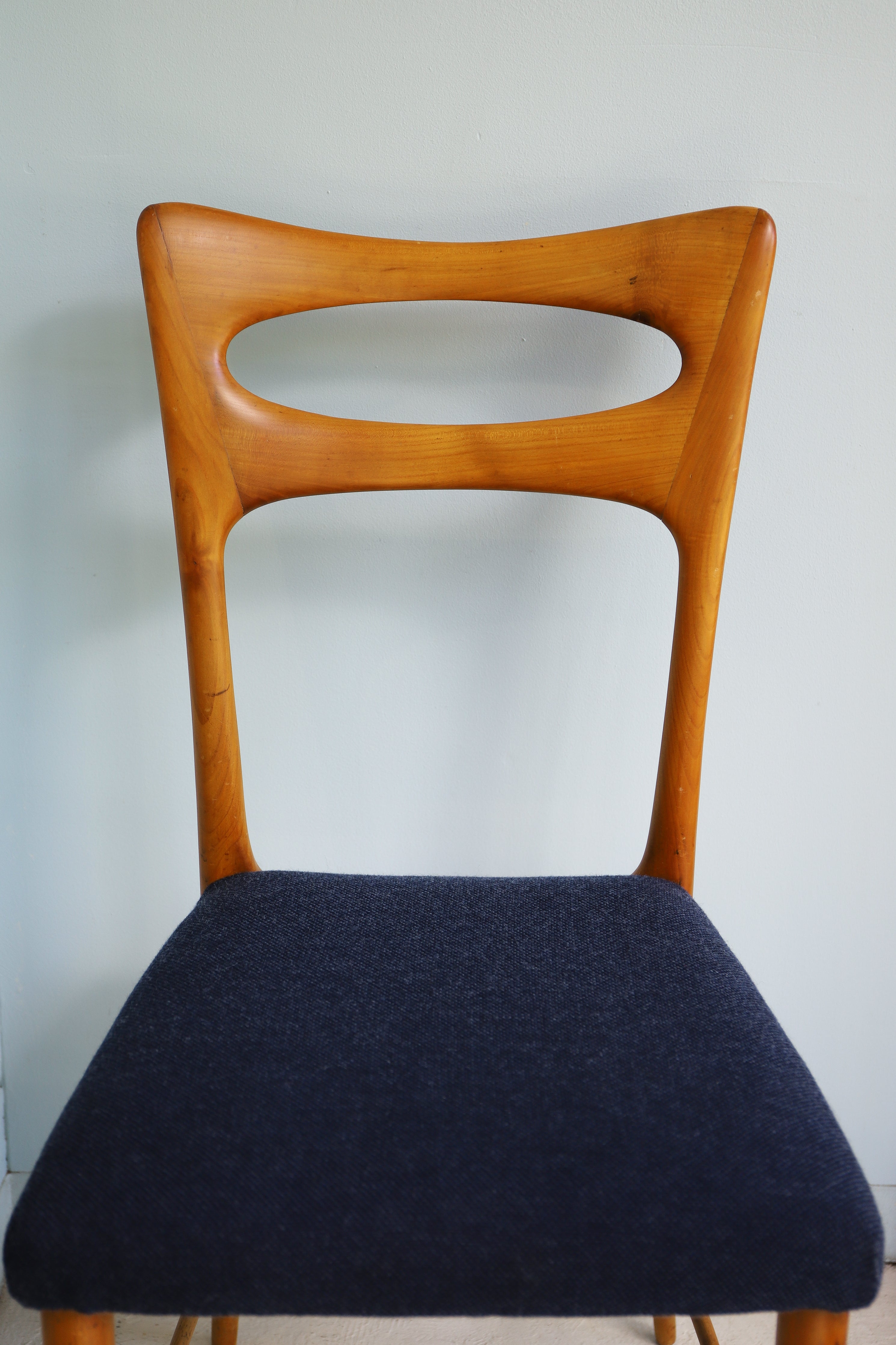 イタリアヴィンテージ ダイニングチェア 椅子 チェリー材/Italian