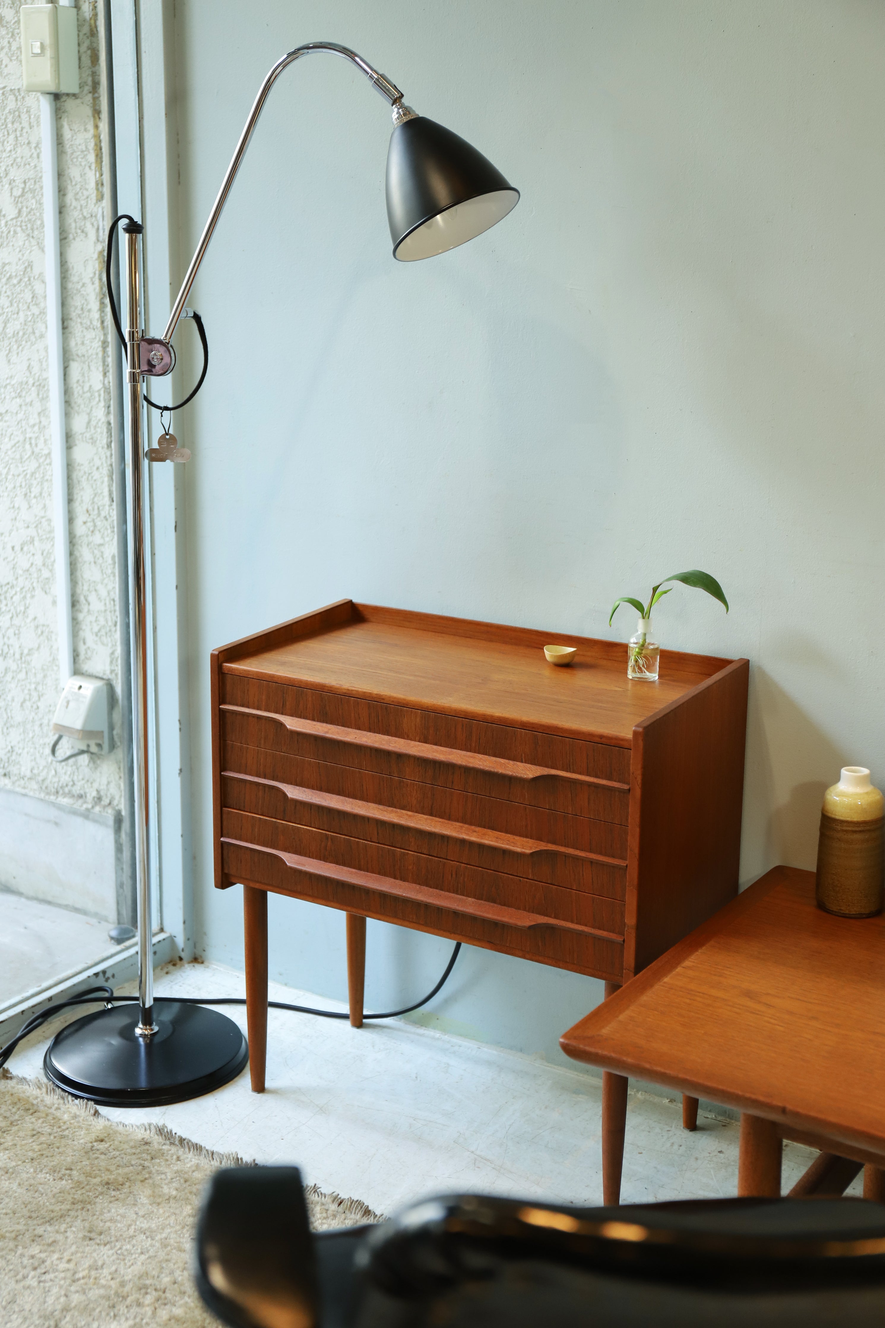 デンマークヴィンテージ スモールチェスト 3段 チーク材/Danish