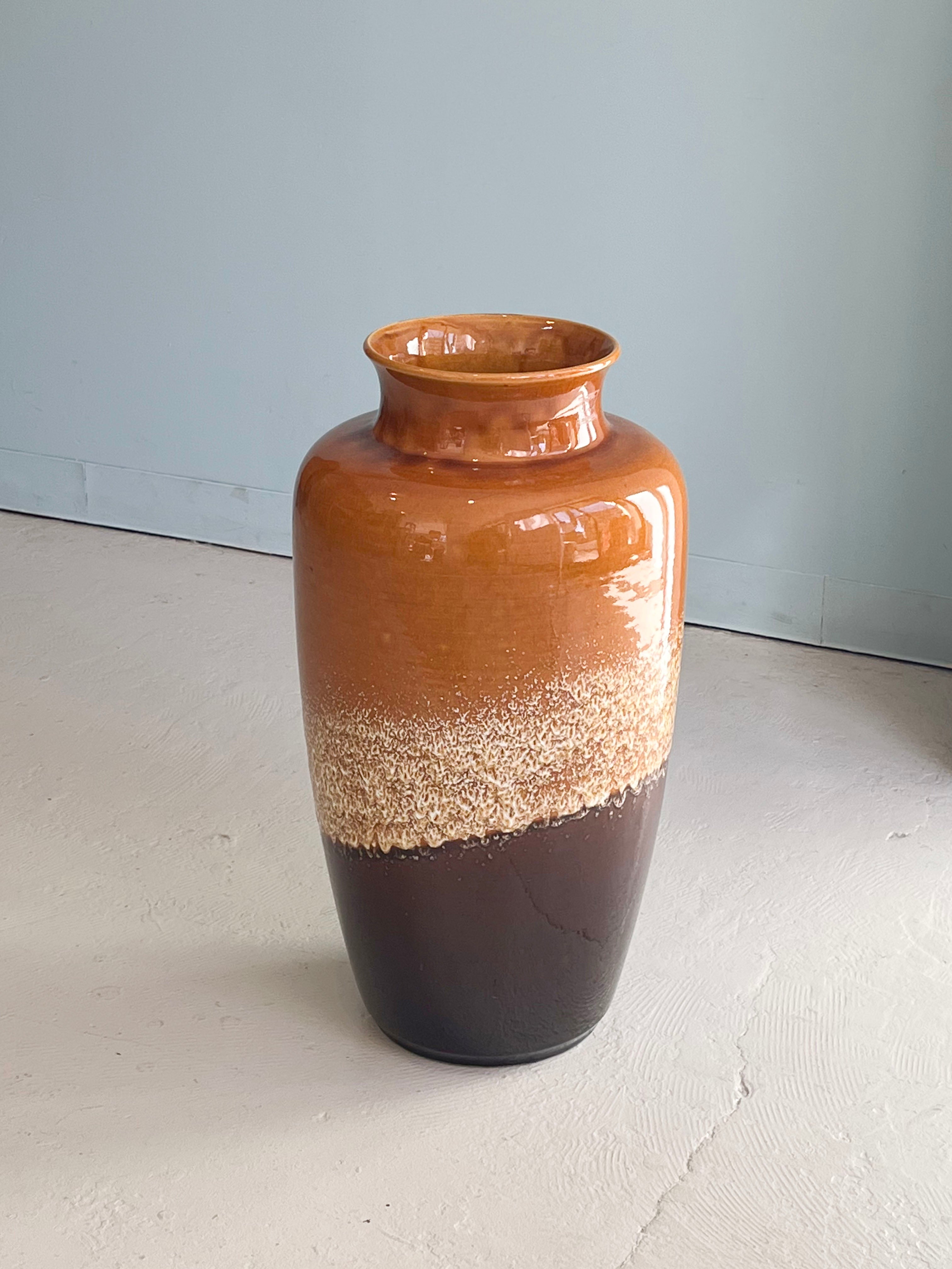 西ドイツヴィンテージ ファットラヴァ フラワーベース 花瓶/W.Germany