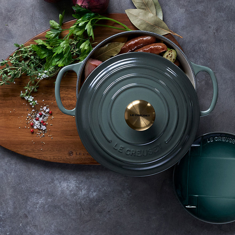 LE CREUSET(ル・クルーゼ) シグニチャー ココット・ロンド 18cm タイム