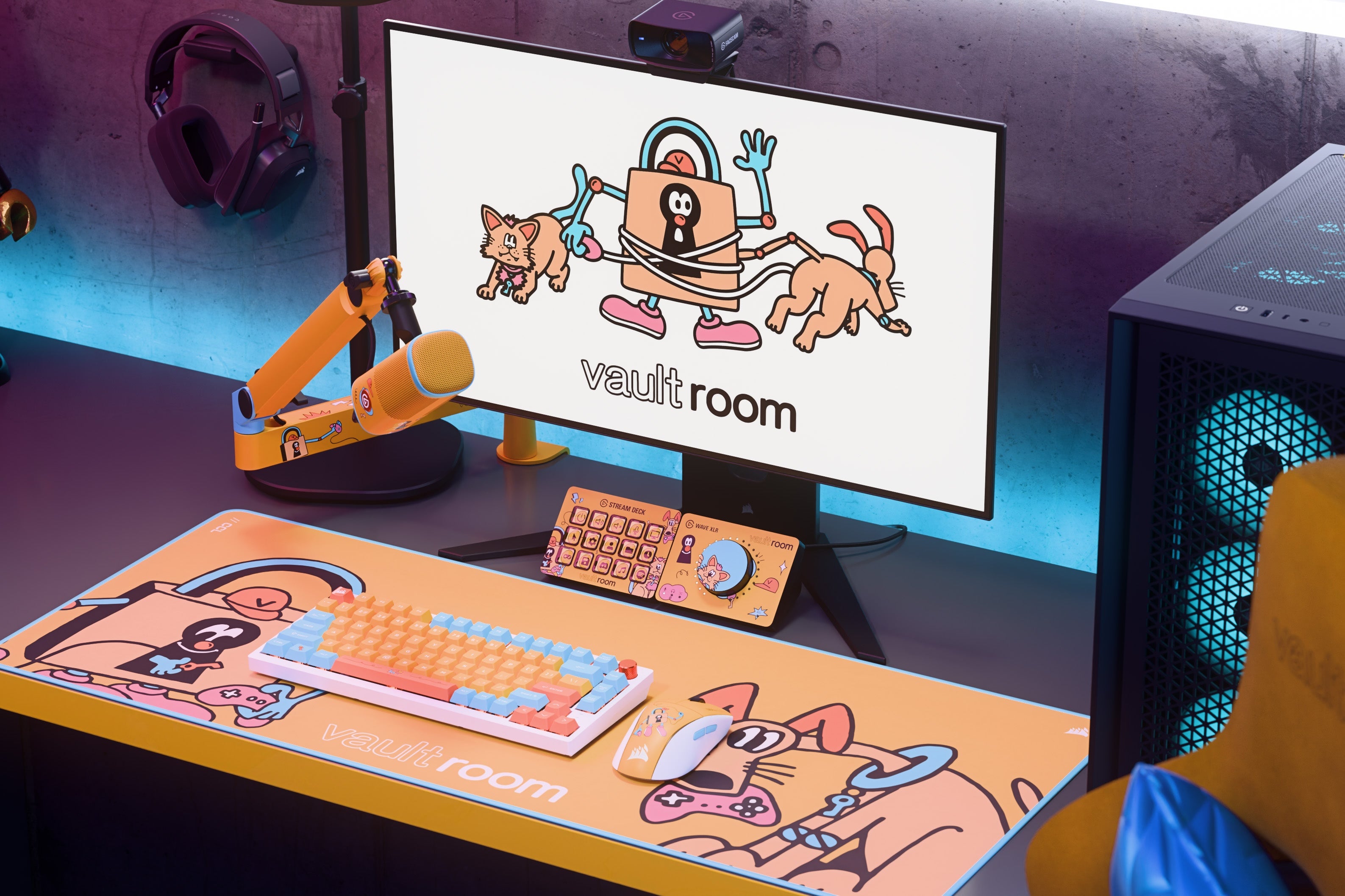 vaultroom × elgato & corsair – VAULTROOM