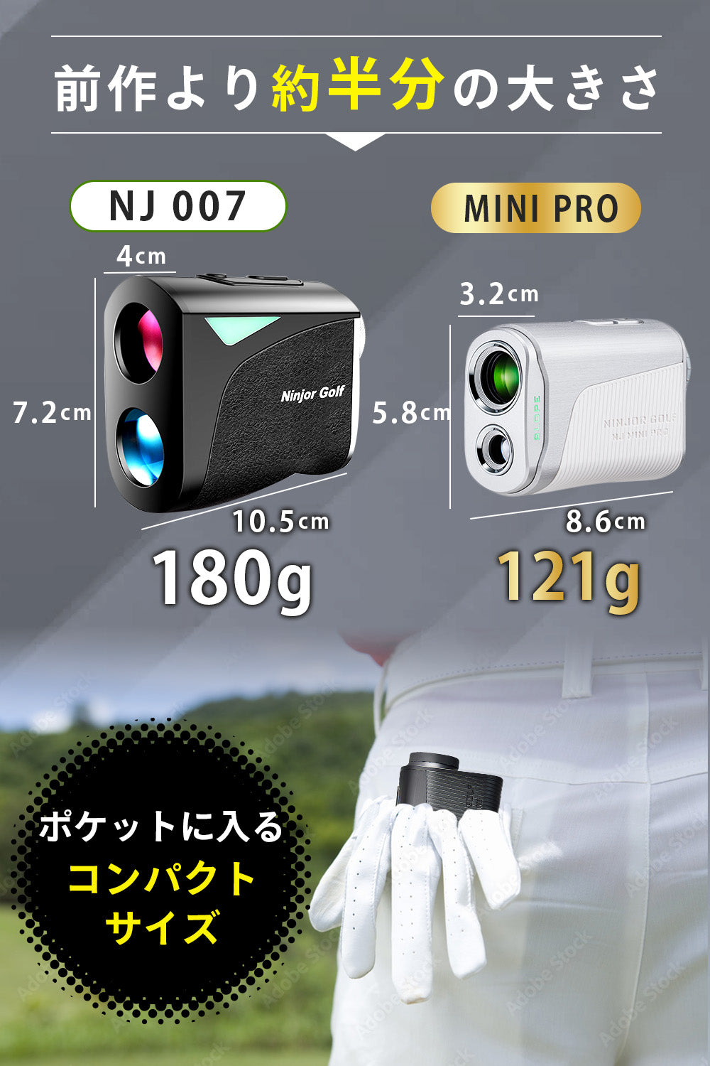 NJ MINI PRO LCD – NINJOR GOLF