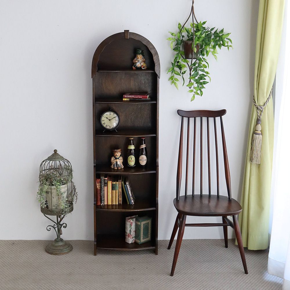 トップは可愛いアーチ型♪ ブックシェルフ VC108-114｜ヴィンテージ