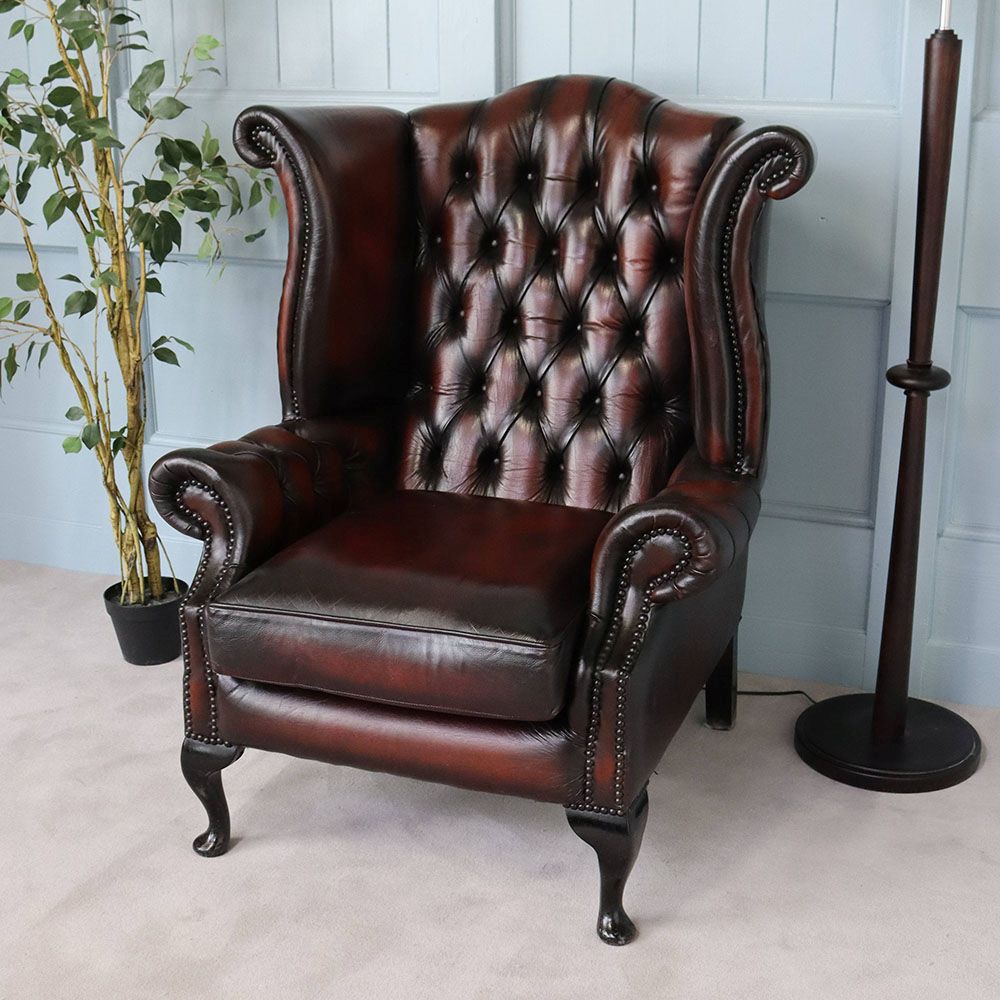 座れば王様気分♪ チェスターフィールドソファ1人掛 VC108-205