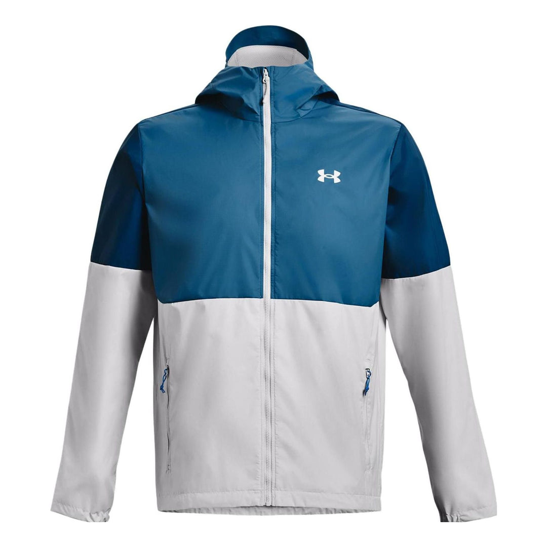 Under Armour Colorblocked Woven Full-Zip Jacket 'Blue White