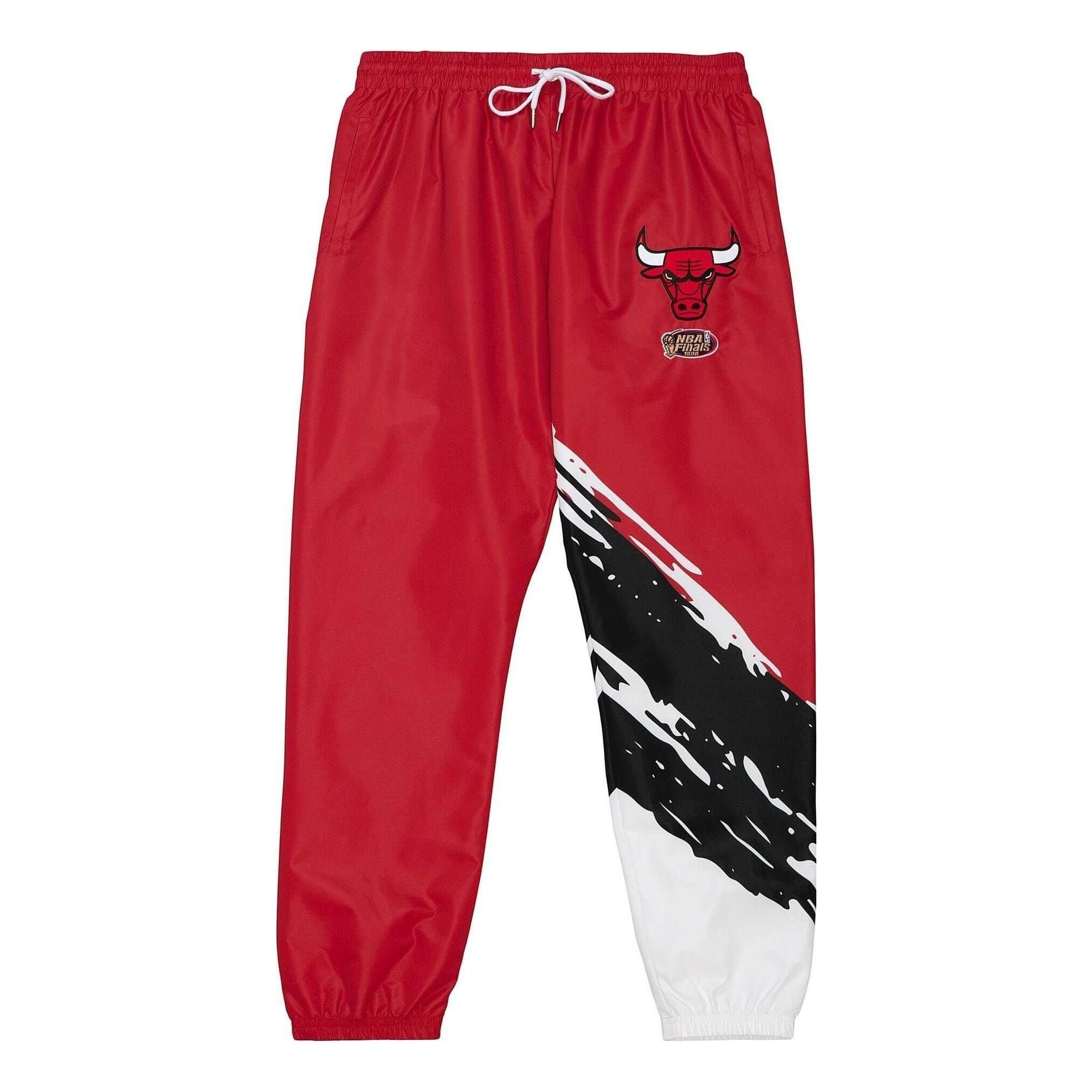 Mitchell & Ness x NBA Paintbrush Warm Up Pants 'Chicago Bulls