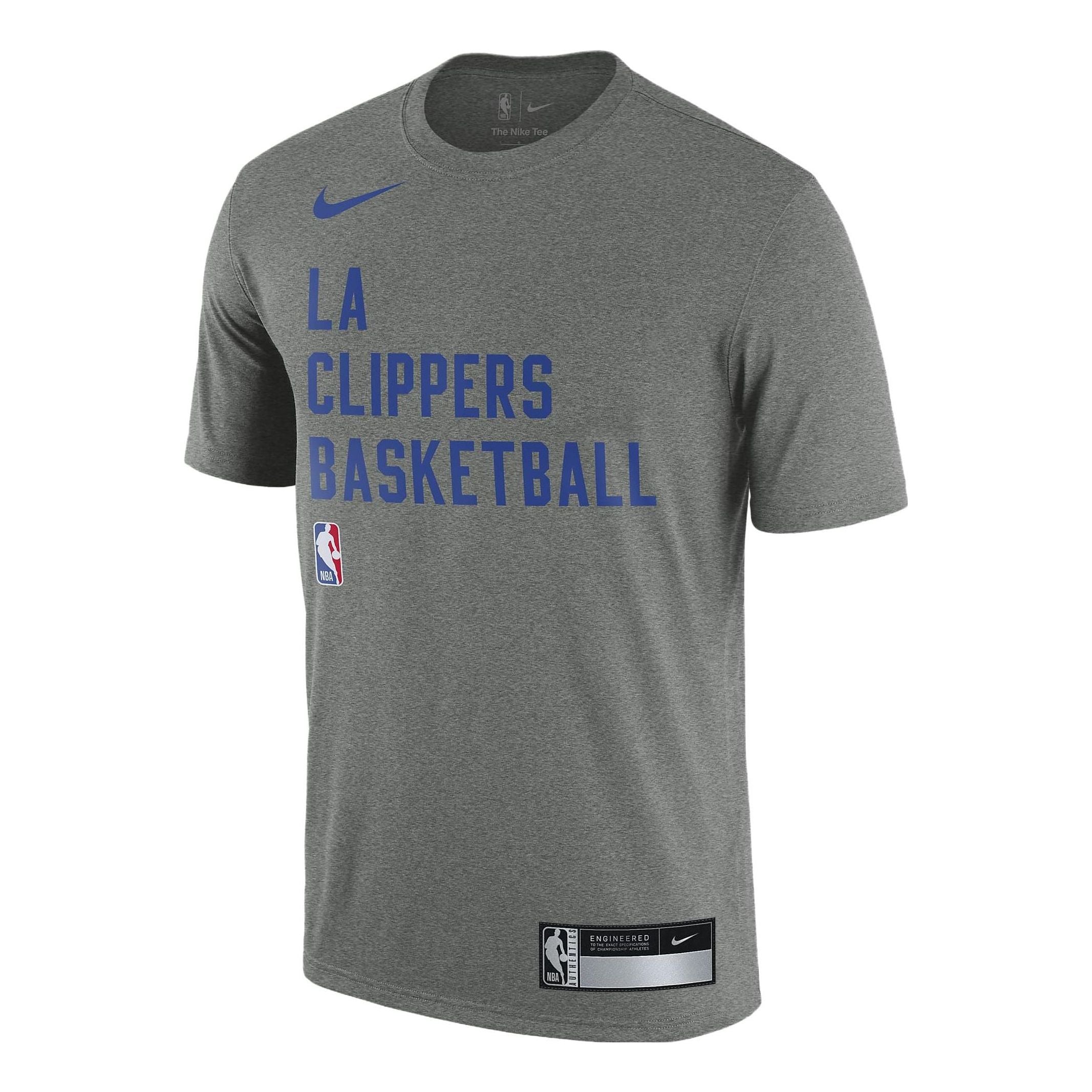 Nike x NBA LA Clippers Dri-FIT Practice T-shirt 'Grey' FJ0177-063