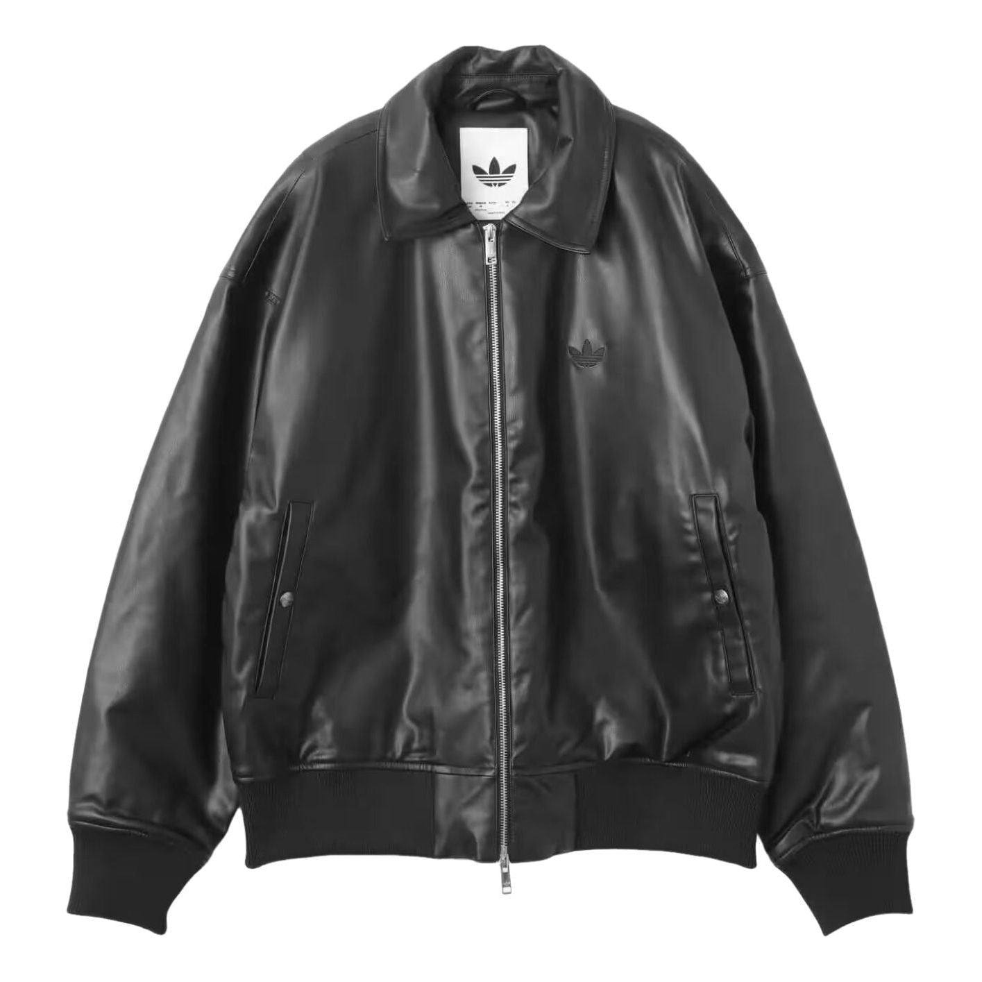 adidas Premium Essentials Pleather Bomber Jacket Asia Sizing