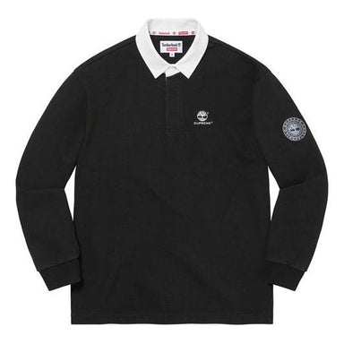 Supreme x Burberry Rugby Polo 'Black White' SUP-SS22-130