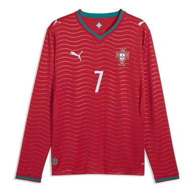 PUMA Portugal 2026 Home Jersey Player 'Club Red Green Lagoon