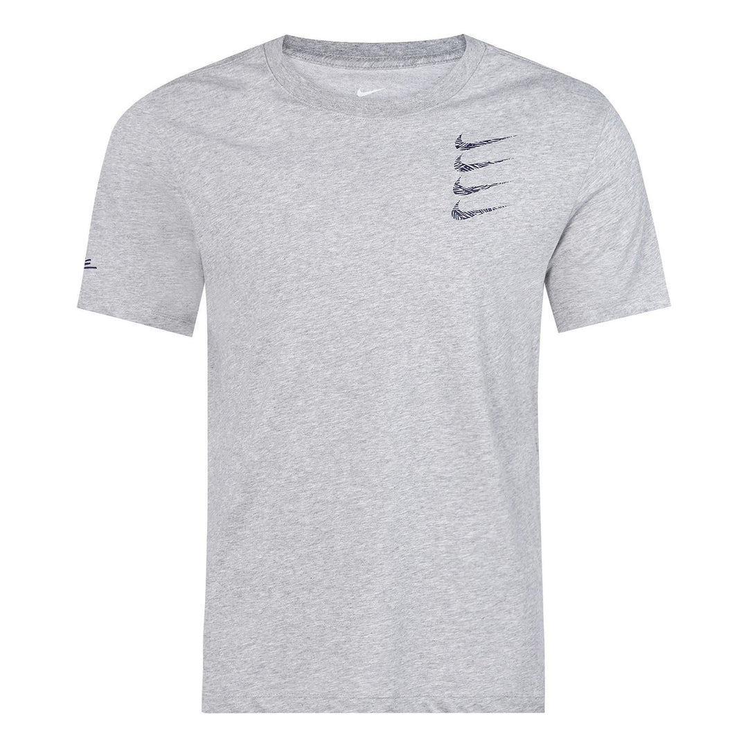 Men's Nike Dri-FIT 4 Round Neck Short Sleeve Gray T-Shirt CT6465-063