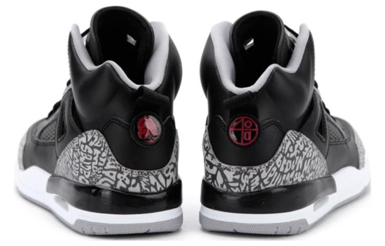 GS) Air Jordan Spizike 'Black Cement' 317321-034