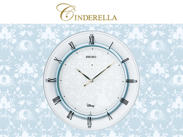 SEIKO セイコー ディズニーキャラクター 電波 掛け時計 シンデレラ