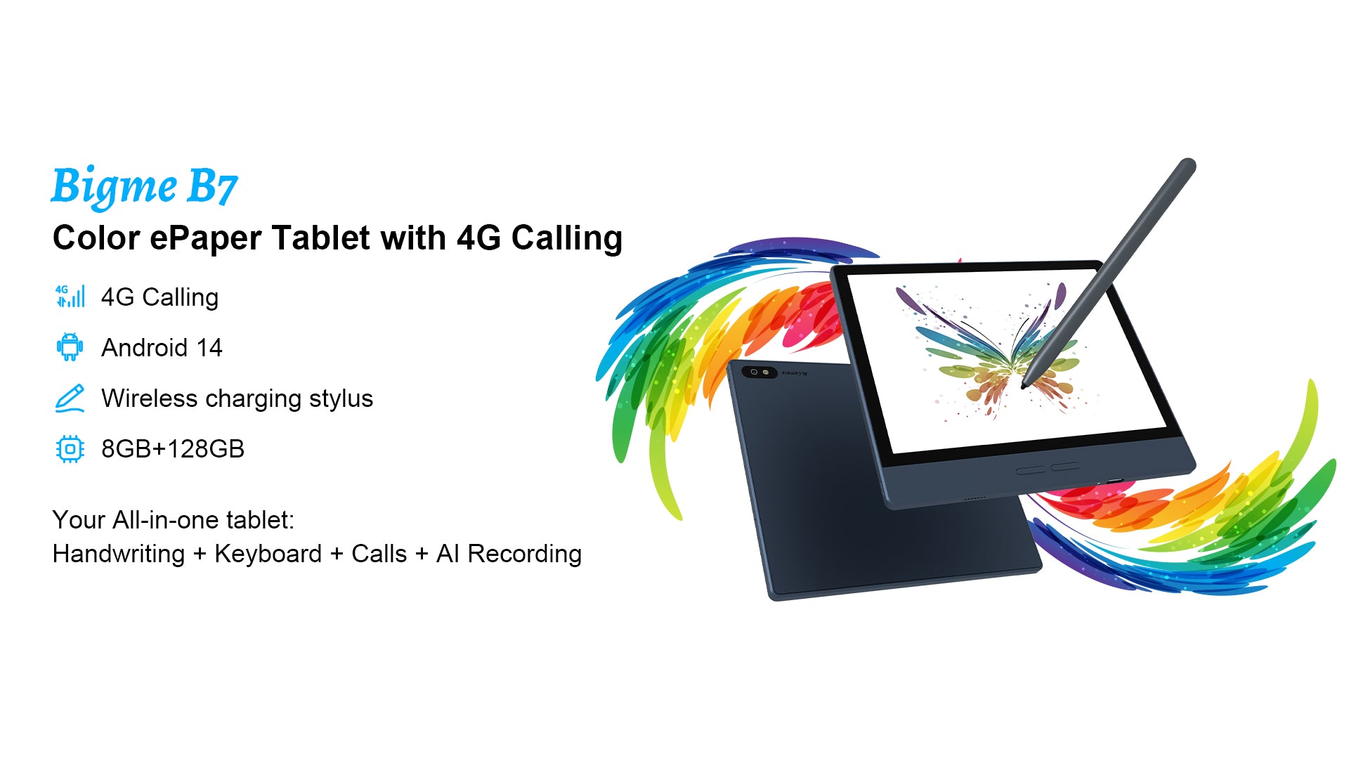 B7--7'' Color ePaper Tablet with 4G Calling – Bigme Official Store