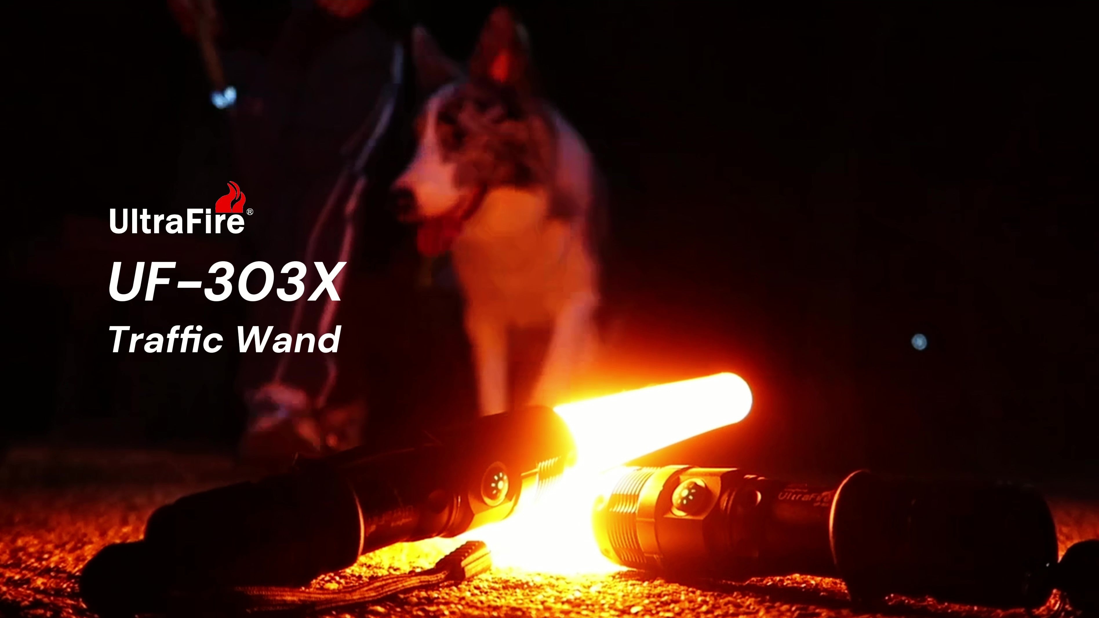 UltraFire UF-303X Rechargeable Traffic Wand 500 LUMENS | ZOOMABLE