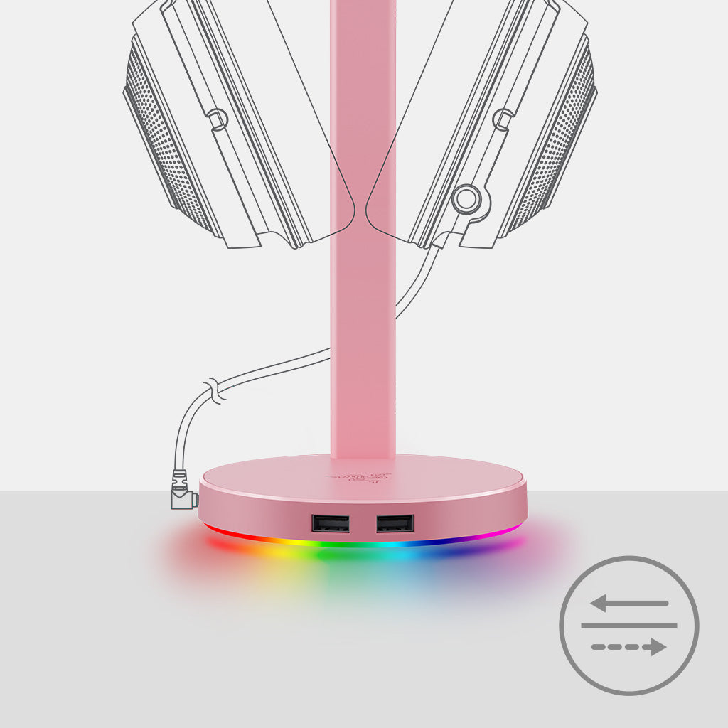 Razer Base Station V2 Chroma Quartz Pink ベースステーション
