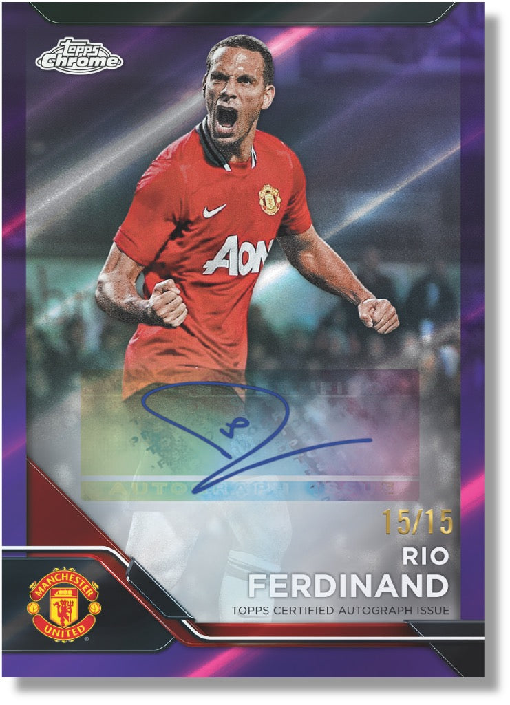 2024-25 Topps Chrome Manchester United Soccer Deluxe Edition