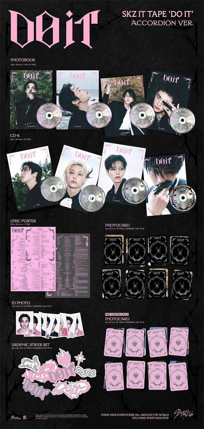 SHOCKING SALE 】Stray Kids - ALBUM SKZ IT TAPE [DO IT] (ACCORDION VER