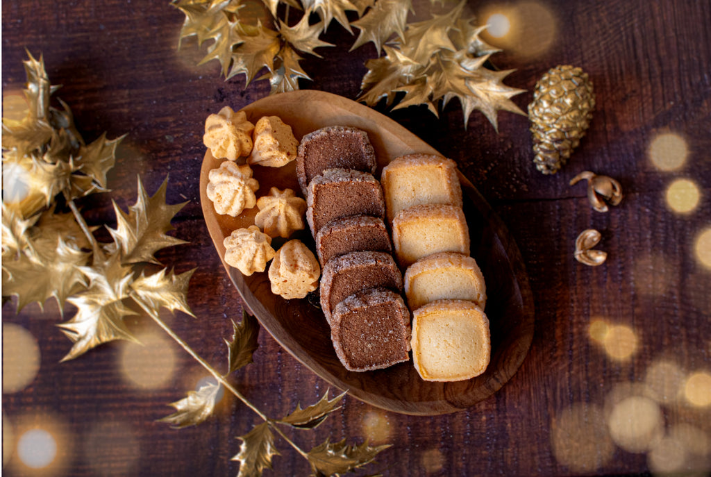 しあわせノエル♪】白黒トリュフ塩を贅沢に使った芳醇なサブレ