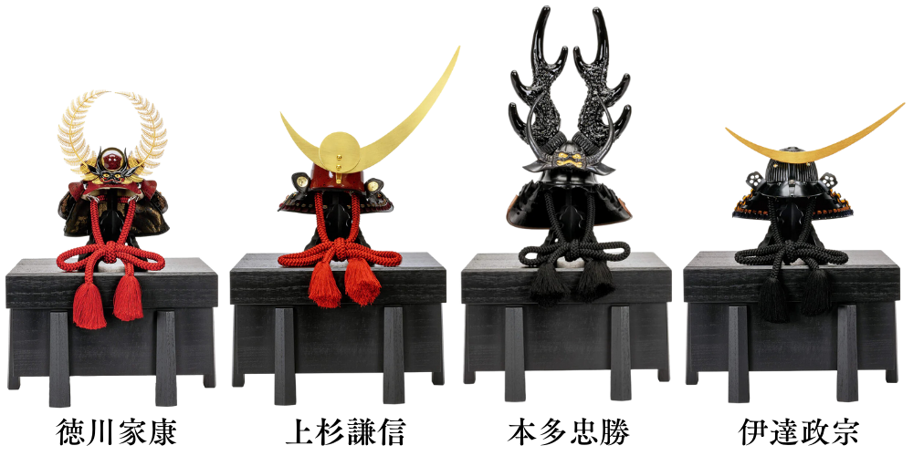 兜飾り | 戦国名将 | 上杉謙信 日輪弦月の兜 1/3スケール | 鈴甲子