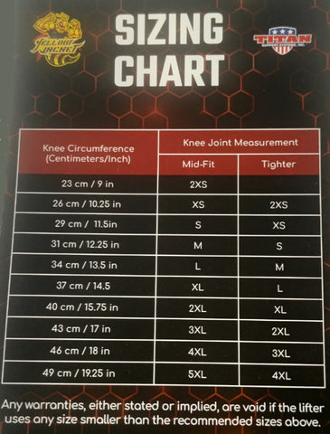 Titan Yellow Jacket Knee Sleeves – StrongArm Sport