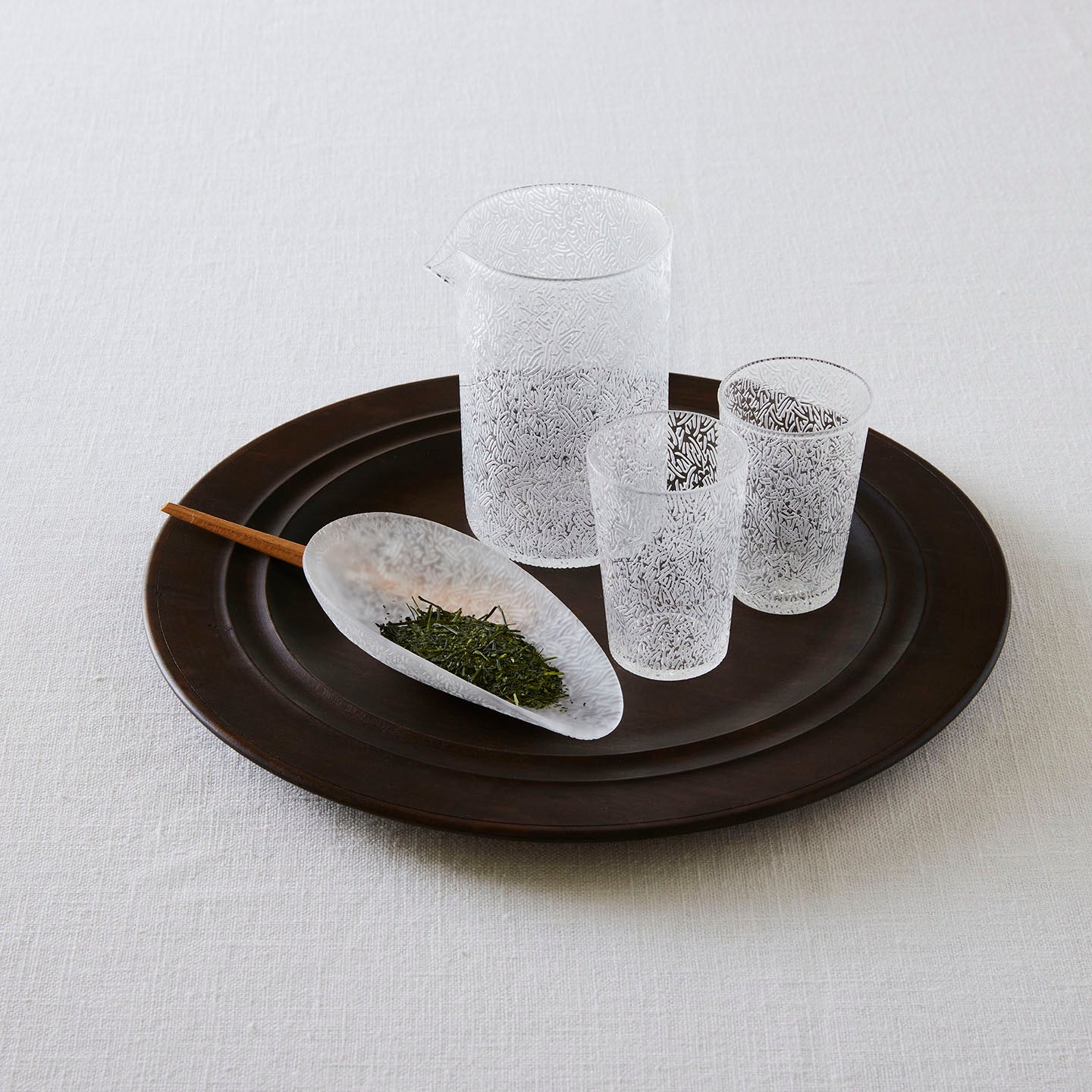 富山の自然をガラスに映す。三野直子さん「mebuku」シリーズ – 煎茶堂