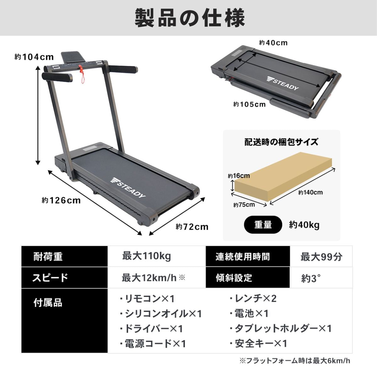 ルームランナー ランニングマシン 家庭用 コンパクト 傾斜付き 365日