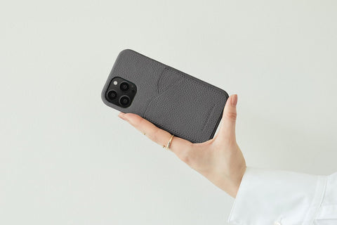 新色】チャコールグレー(iPhoneケース)