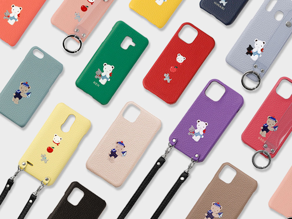 全機種対応！familiarデザインモデルのカスタマイズスマホケースが