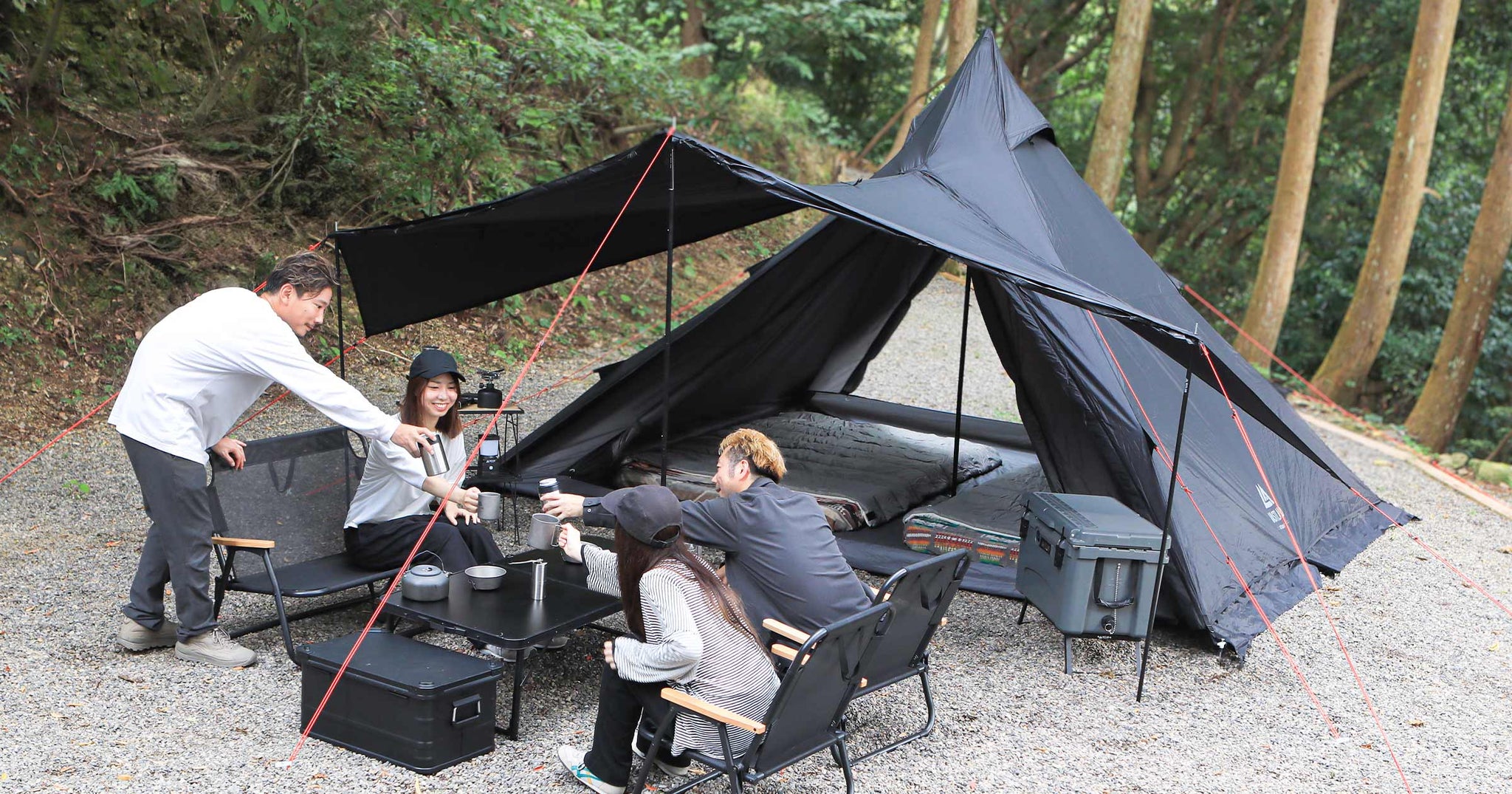 ワンポールテント M（4人用） | キャンプ用品・テントの通販ならVASTLAND