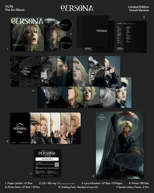 YUTA 1st Japanese Album - Persona (Unveil Ver.) – Choice Music LA