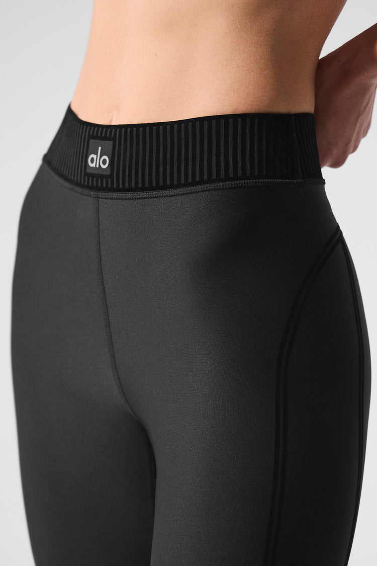 Airlift High-Waist 7/8 Line Up Legging - Black | ALO