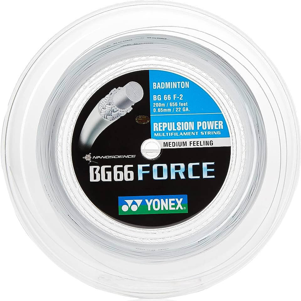 Yonex BG-66 Force Badminton String - 200m Reel – Badminton Avenue