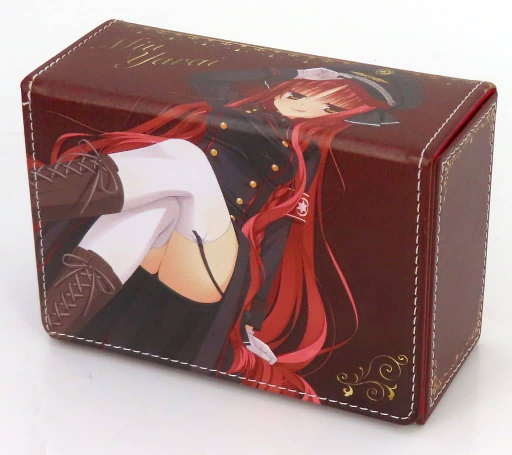 ゆずソフト　トレカアイテムくじ　A賞　合皮製デッキケースＷ 矢来 美羽 トレカアイテムくじOnline「ゆずソフト」の景品をご紹介！ A賞はDRACU