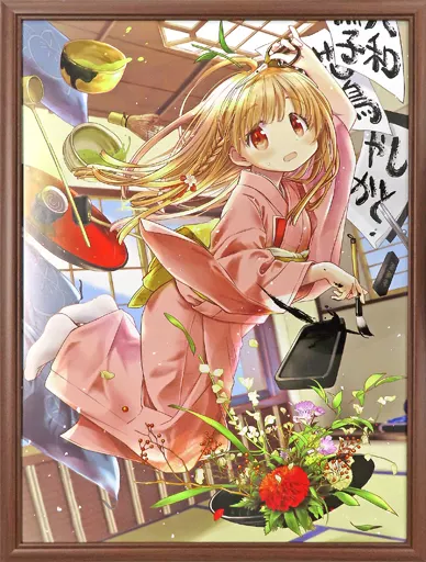 蒼樹うめ　複製原画 大和撫子になりたいのに！ 駿河屋 -<中古>付属品付)蒼樹うめ 複製原画 「大和撫子になりたいのに