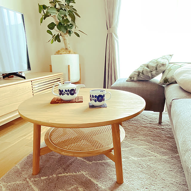 unico HOYESホイス ローテーブル 組立て不要 unico ローテーブル&ソファ