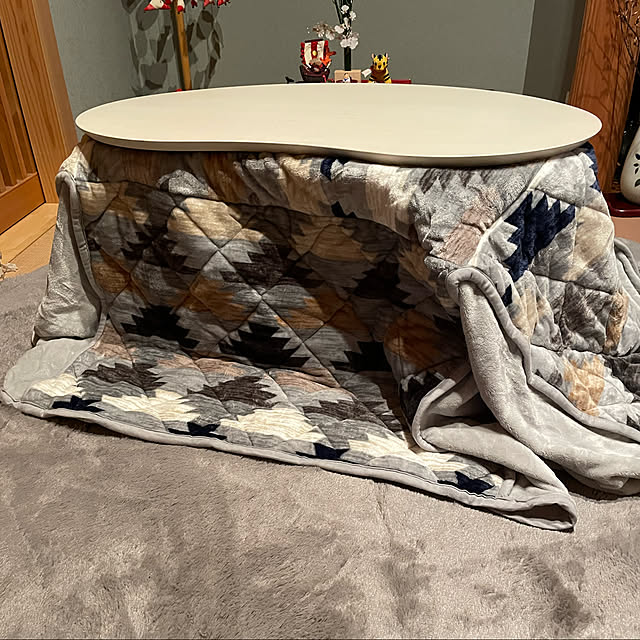 ニトリ ビーンズ型のこたつのおすすめ商品とおしゃれな実例